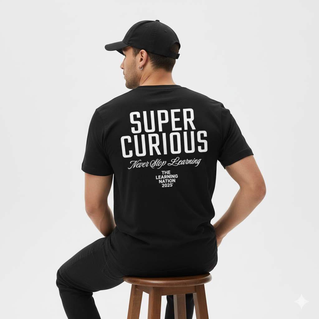 Super Curious T-Shirt — 'SUPER CURIOUS' ADHD Learner Tee