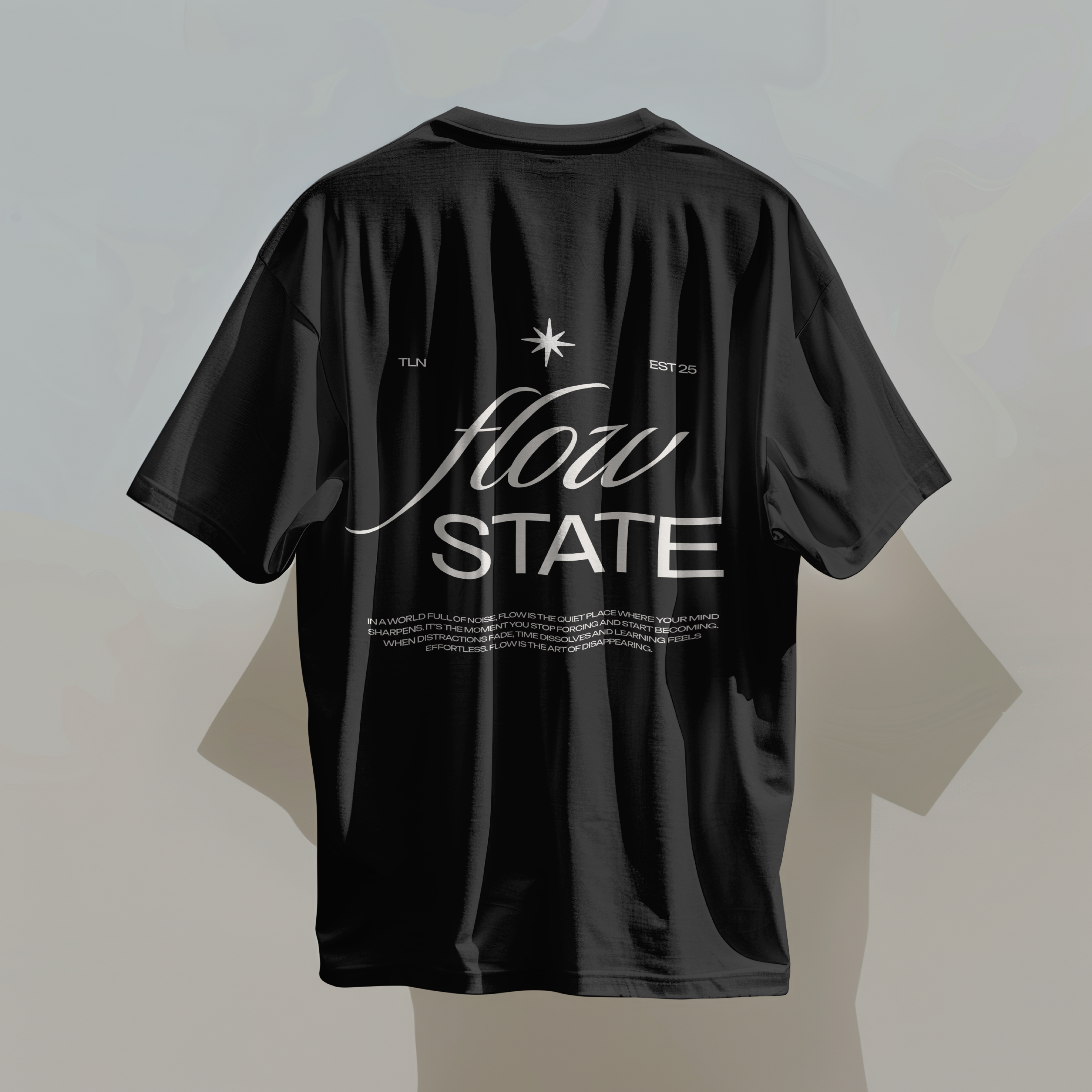 Flow State T-Shirt — "Flow is the Art of Disappearing"